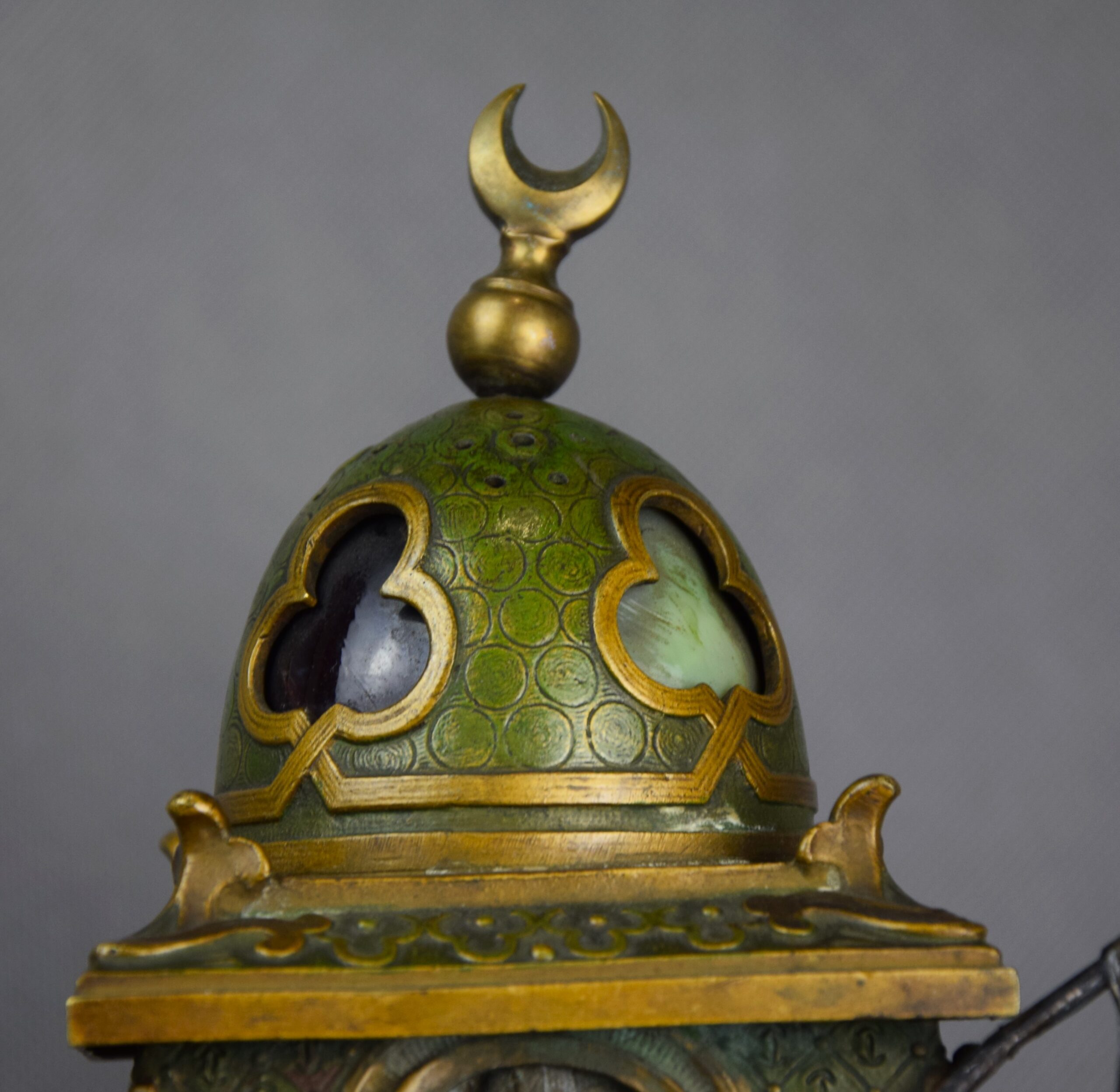 Franz Xavier BERGMANN (1861 - 1936), Lampa "Namiot Beduina", brąz wiedeński, ok. 1900 r. - obrazek 21