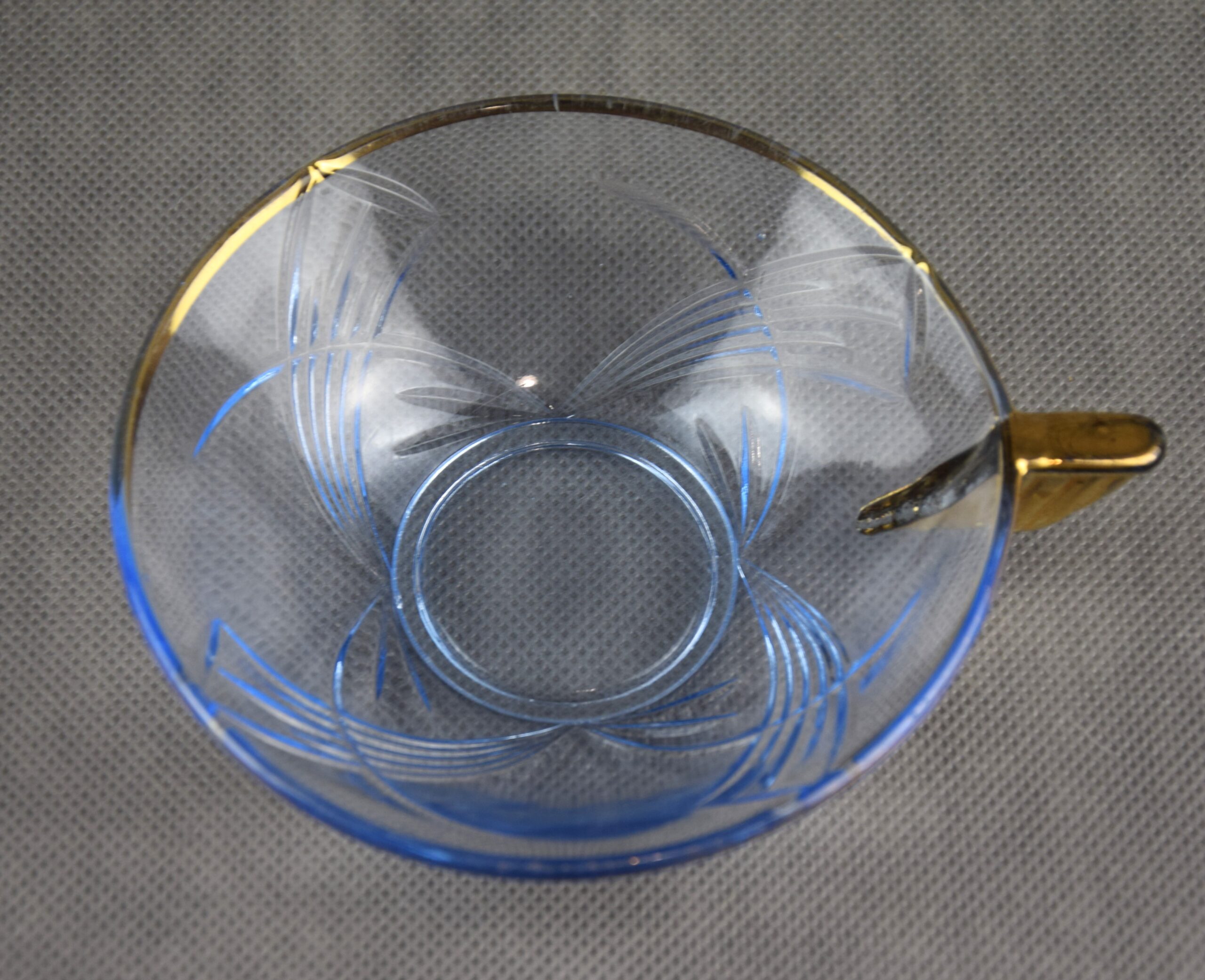 Zestaw salaterek Art Deco, Huta J. Stolle "Niemen", model 1268, 1269; - obrazek 3