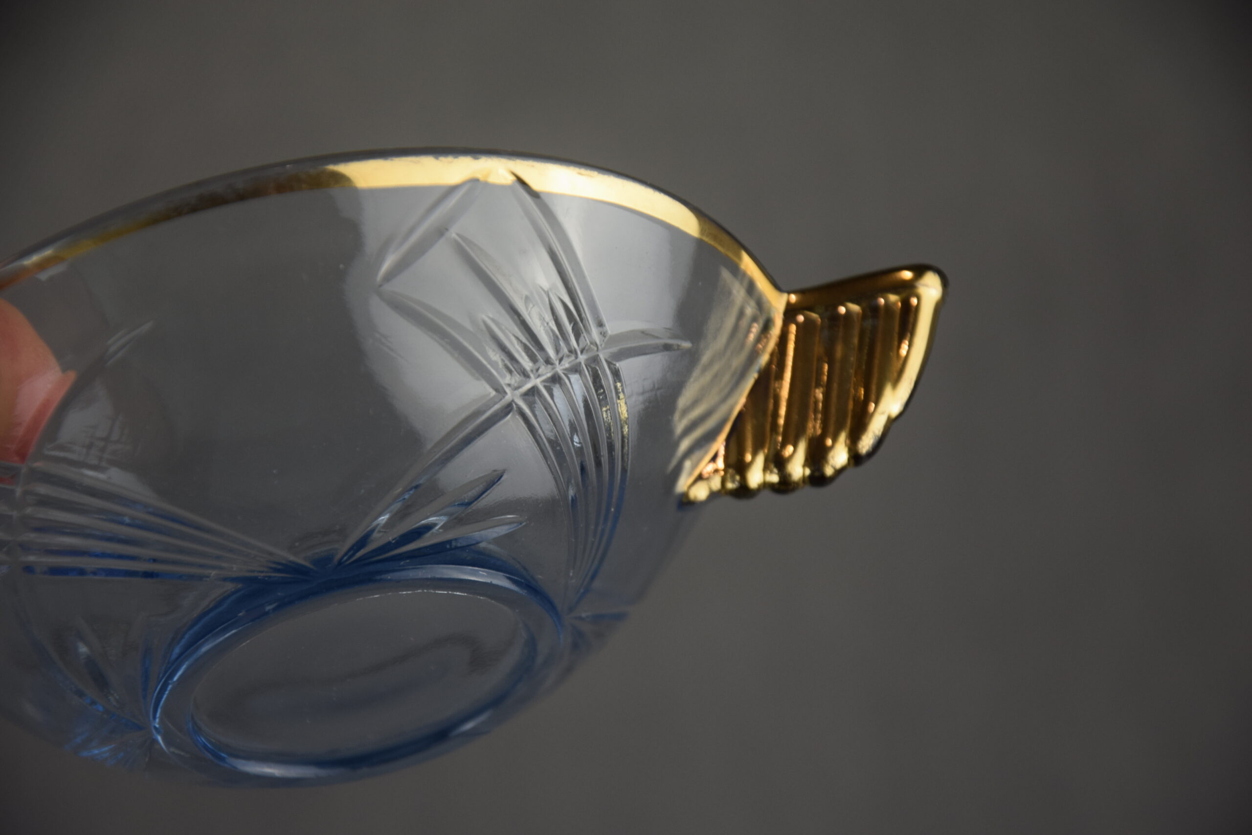 Zestaw salaterek Art Deco, Huta J. Stolle "Niemen", model 1268, 1269; - obrazek 4