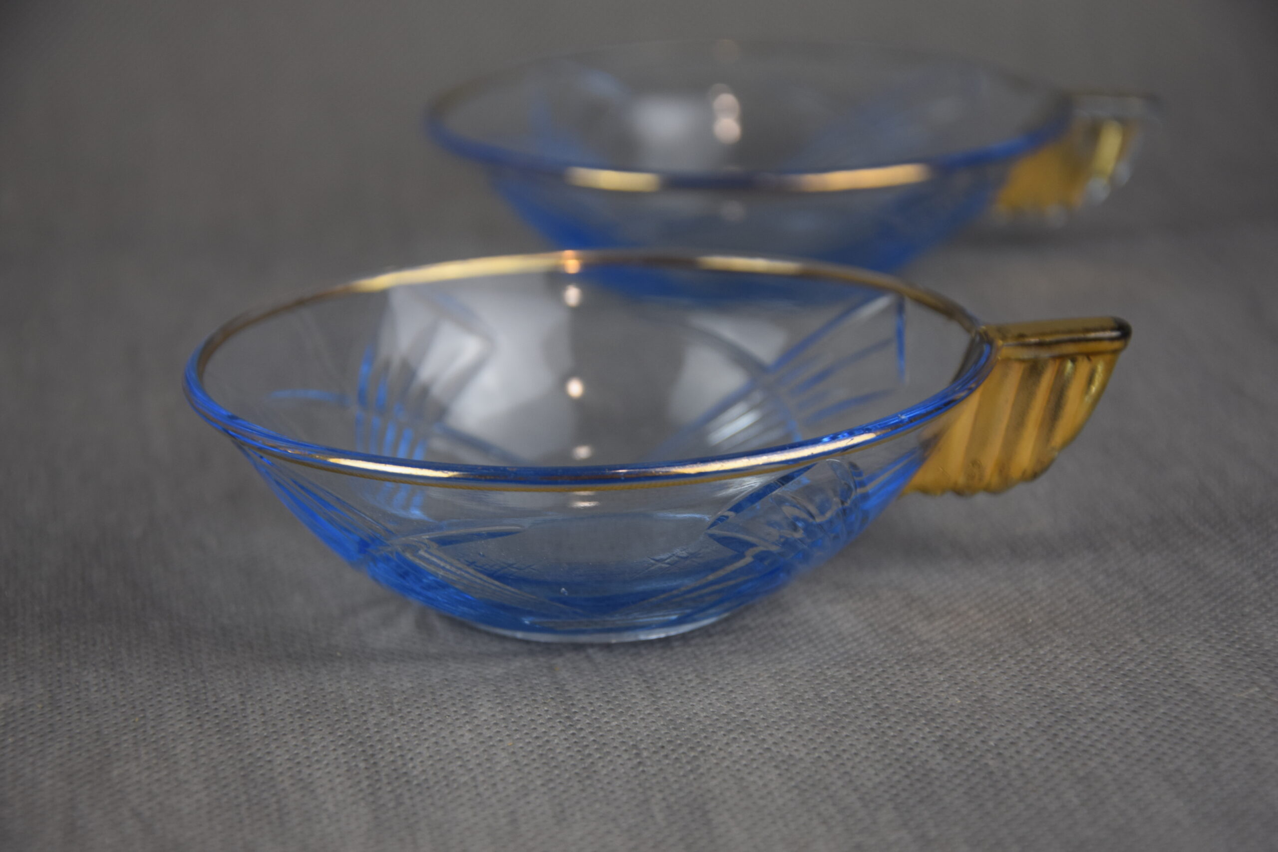 Zestaw salaterek Art Deco, Huta J. Stolle "Niemen", model 1268, 1269; - obrazek 6