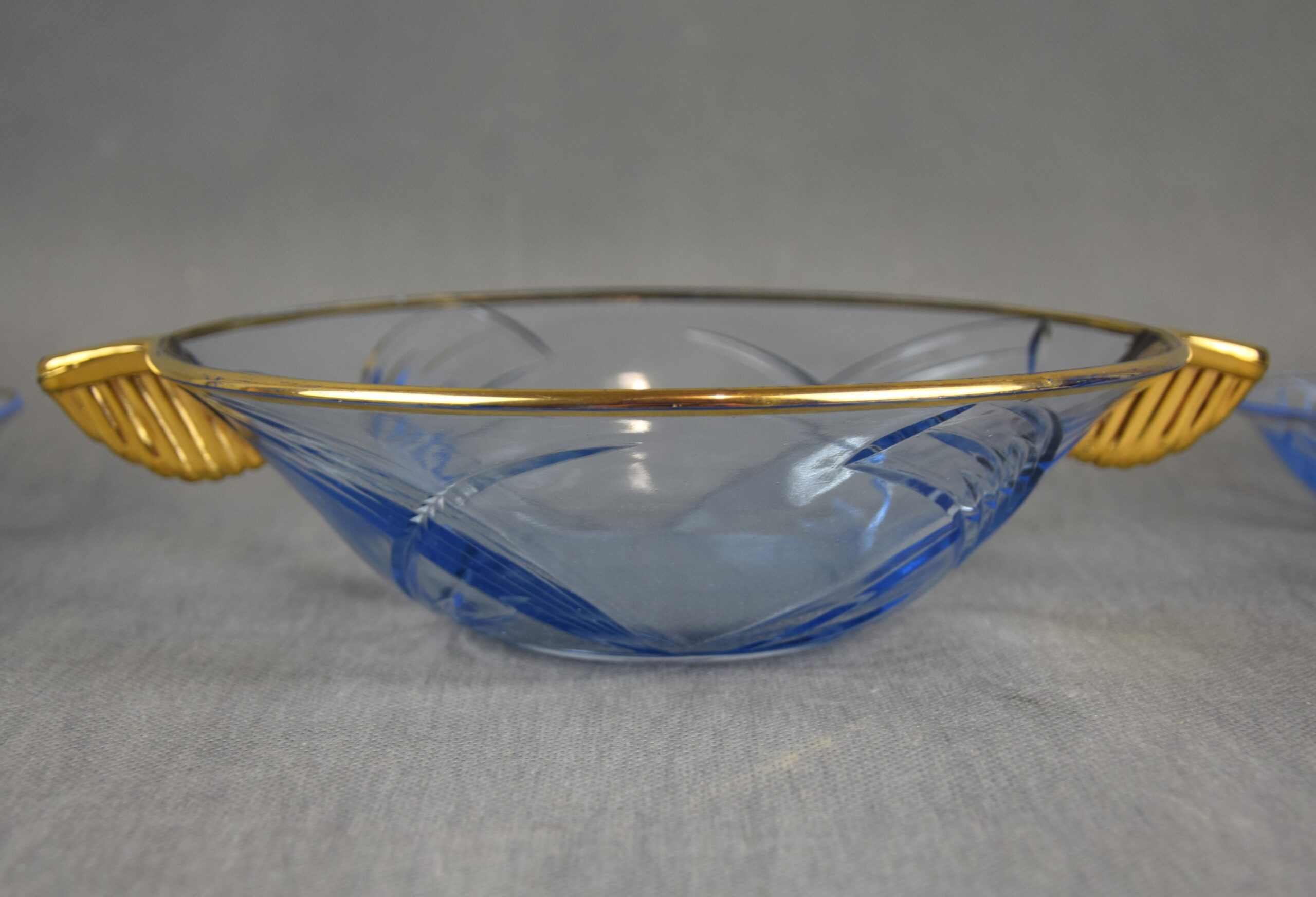 Zestaw salaterek Art Deco, Huta J. Stolle "Niemen", model 1268, 1269; - obrazek 7