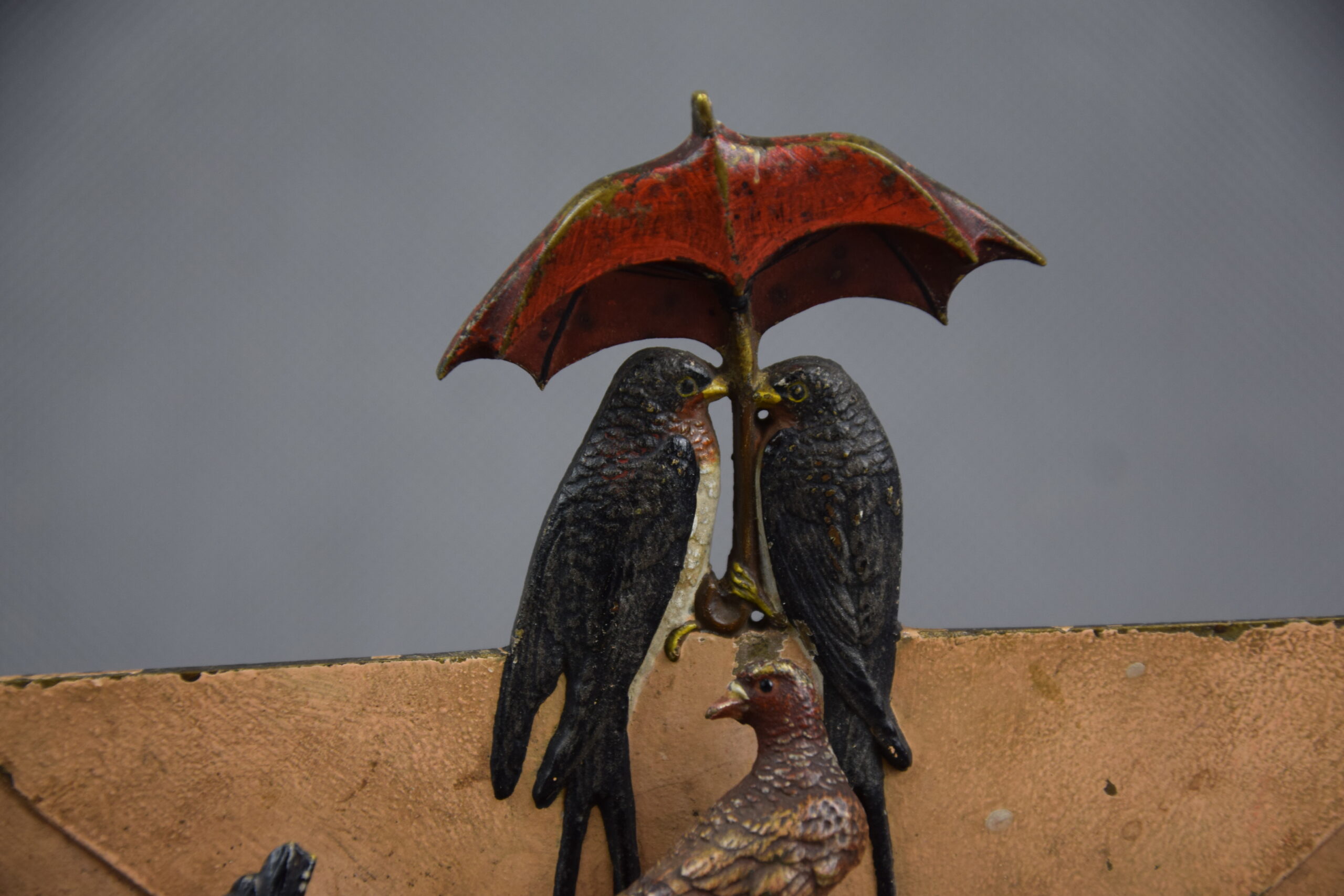 Kałamarz z listownikiem, brąz wiedeński, ok. 1900 r. - obrazek 9