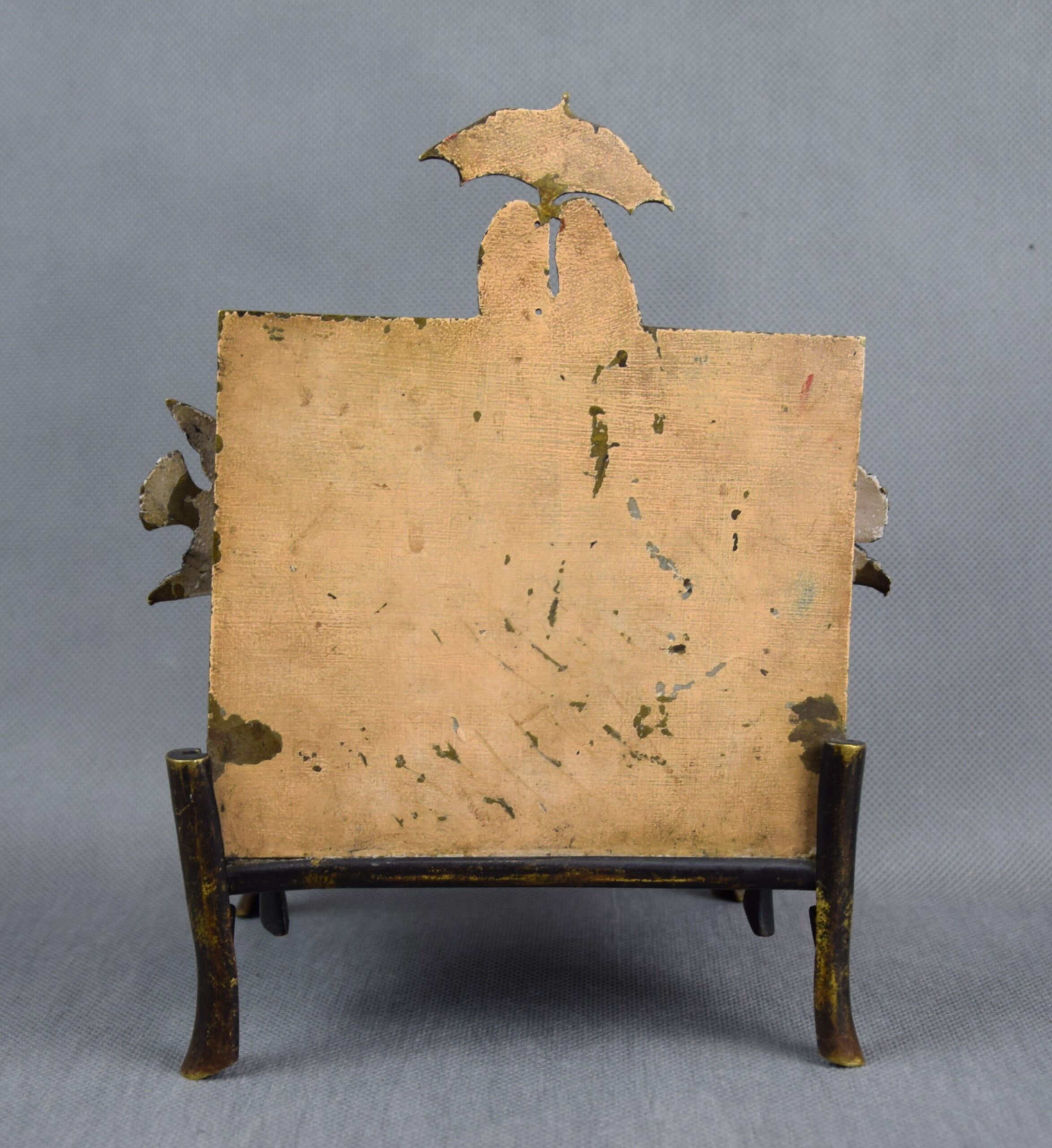 Kałamarz z listownikiem, brąz wiedeński, ok. 1900 r. - obrazek 8