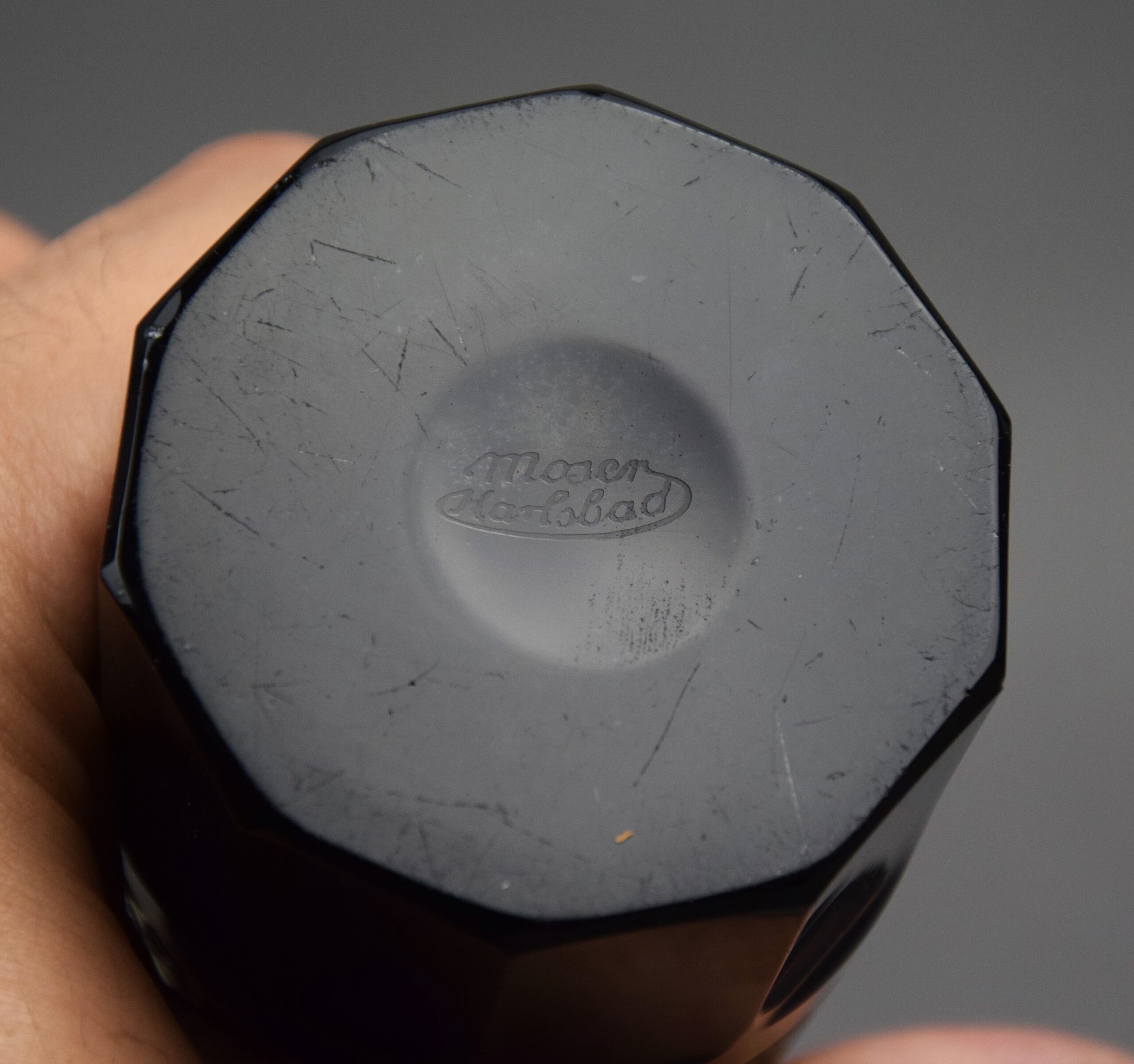 Rozpylacz do perfum, Moser, Karlsbad, pocz. XX w. - obrazek 8