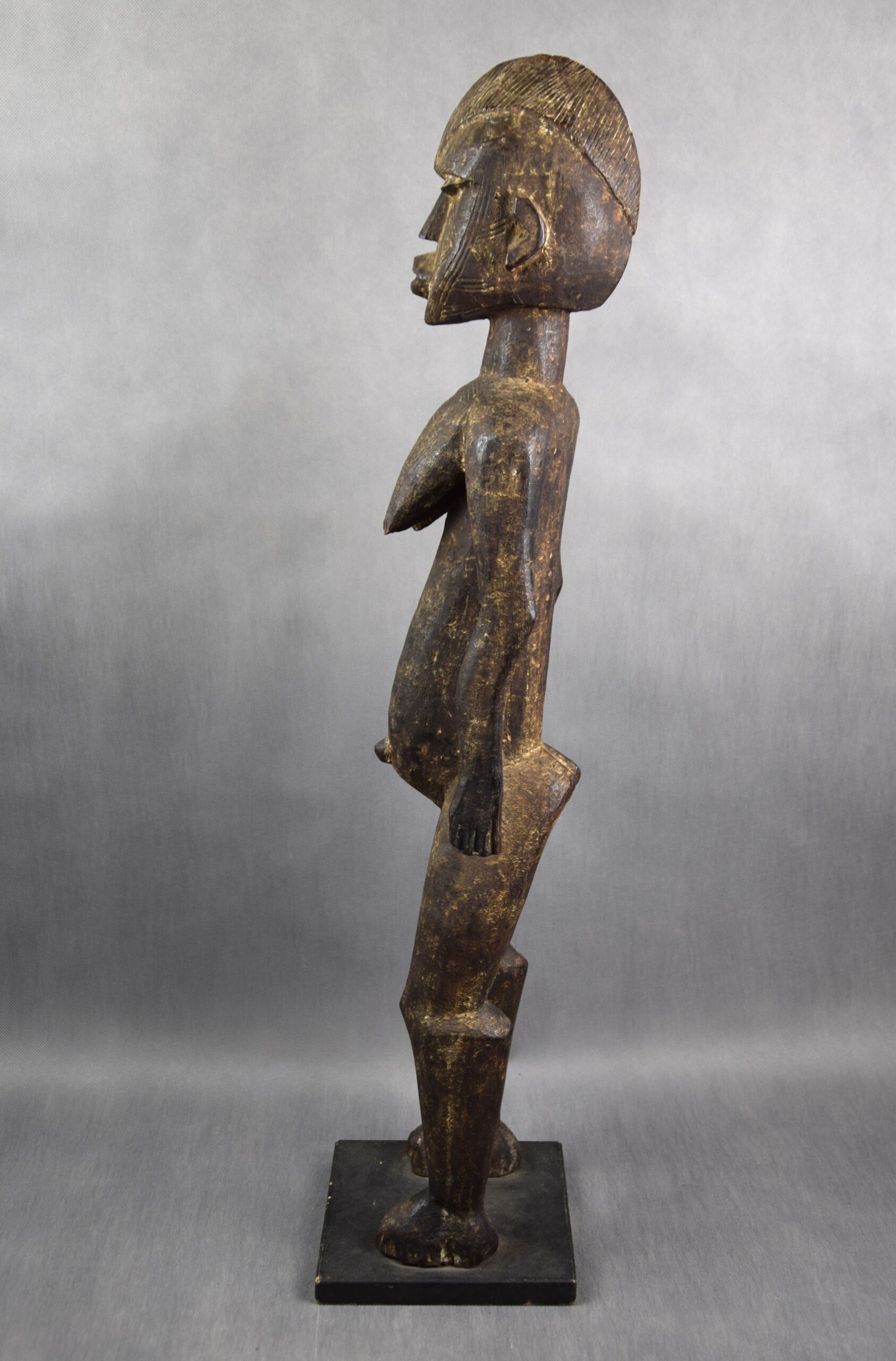 Rzeźba afrykańska "Kobieta", MOSSI, Burkina Faso, pocz. XX w. wys. 81 cm! - obrazek 5