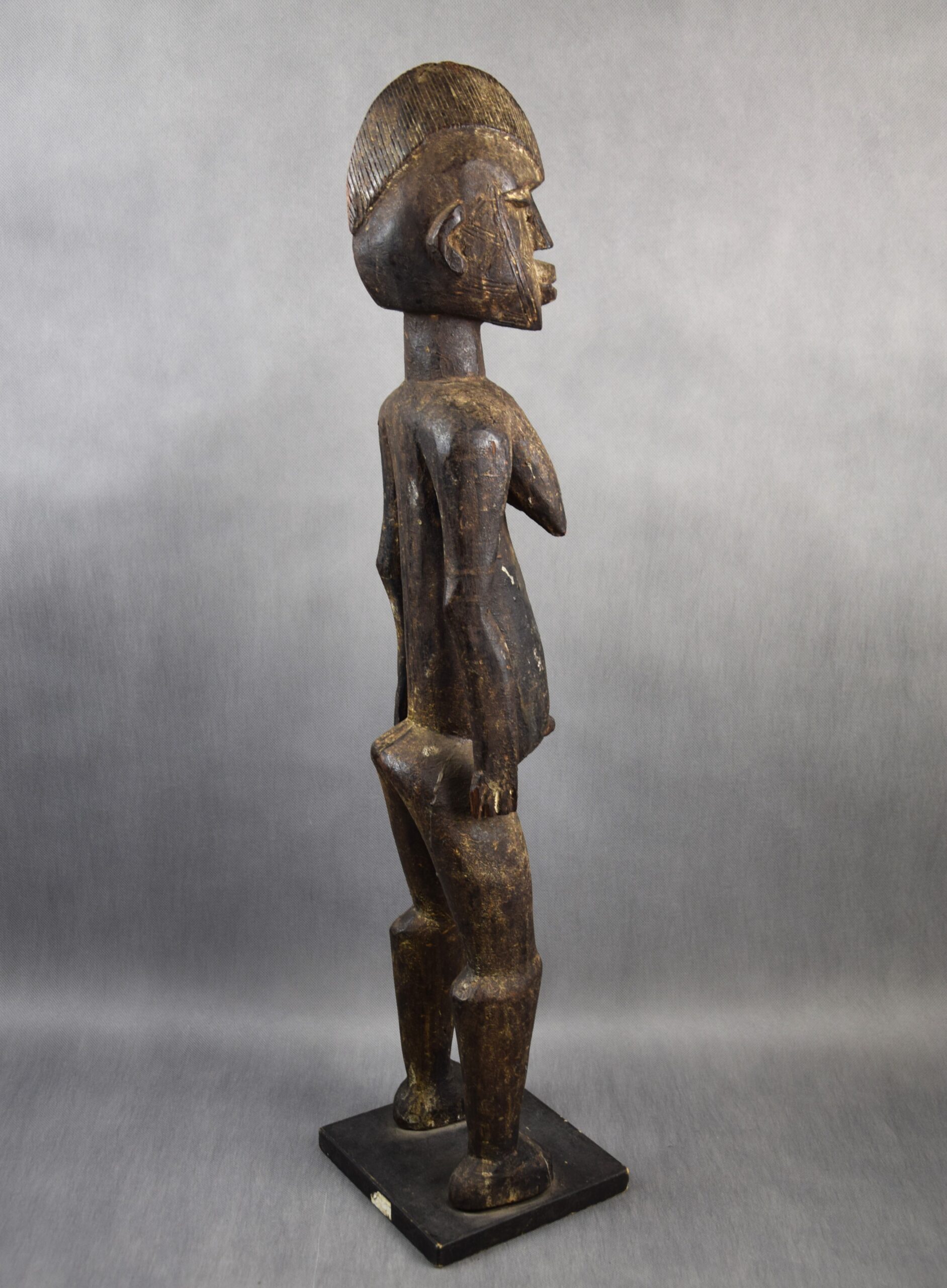 Rzeźba afrykańska "Kobieta", MOSSI, Burkina Faso, pocz. XX w. wys. 81 cm! - obrazek 7