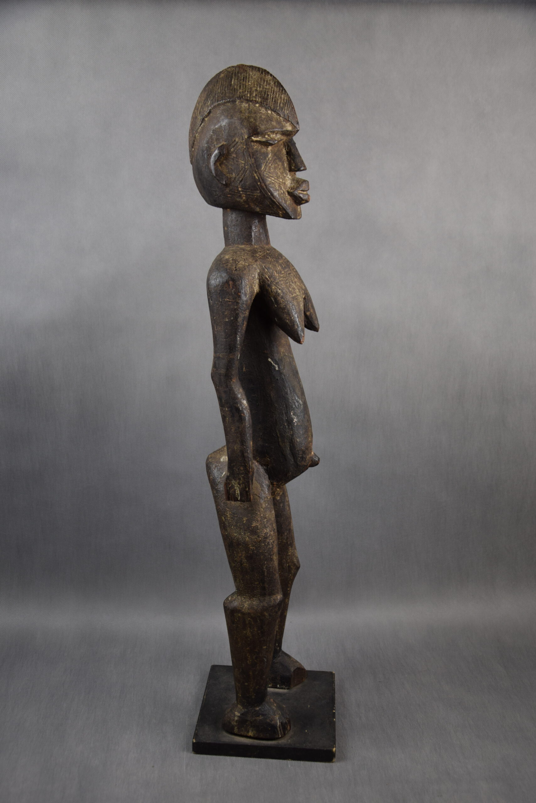 Rzeźba afrykańska "Kobieta", MOSSI, Burkina Faso, pocz. XX w. wys. 81 cm! - obrazek 8