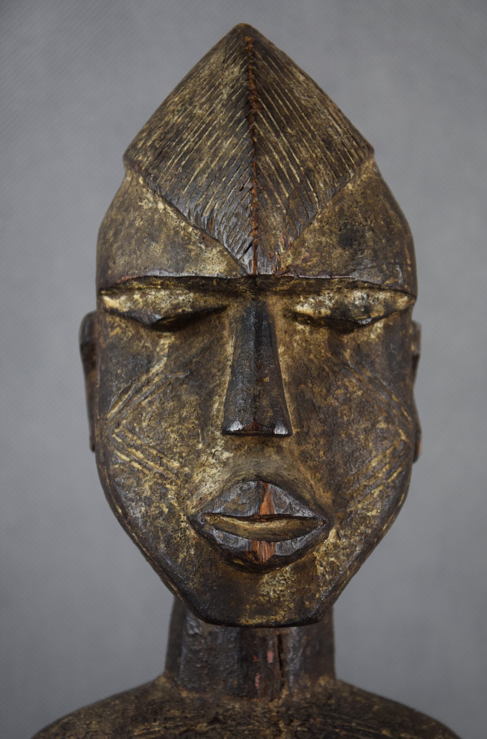 Rzeźba afrykańska "Kobieta", MOSSI, Burkina Faso, pocz. XX w. wys. 81 cm! - obrazek 10