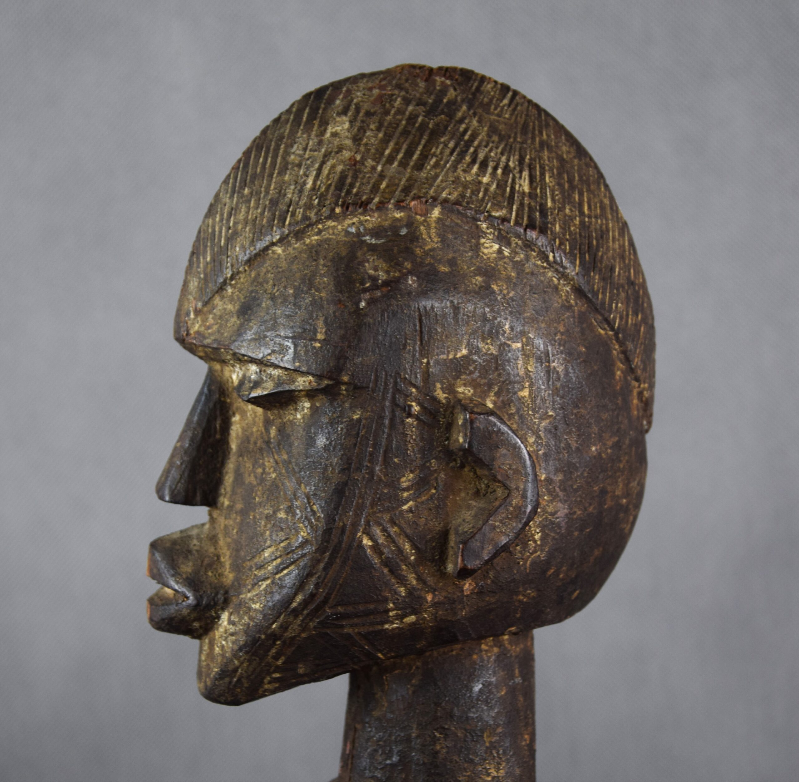 Rzeźba afrykańska "Kobieta", MOSSI, Burkina Faso, pocz. XX w. wys. 81 cm! - obrazek 11