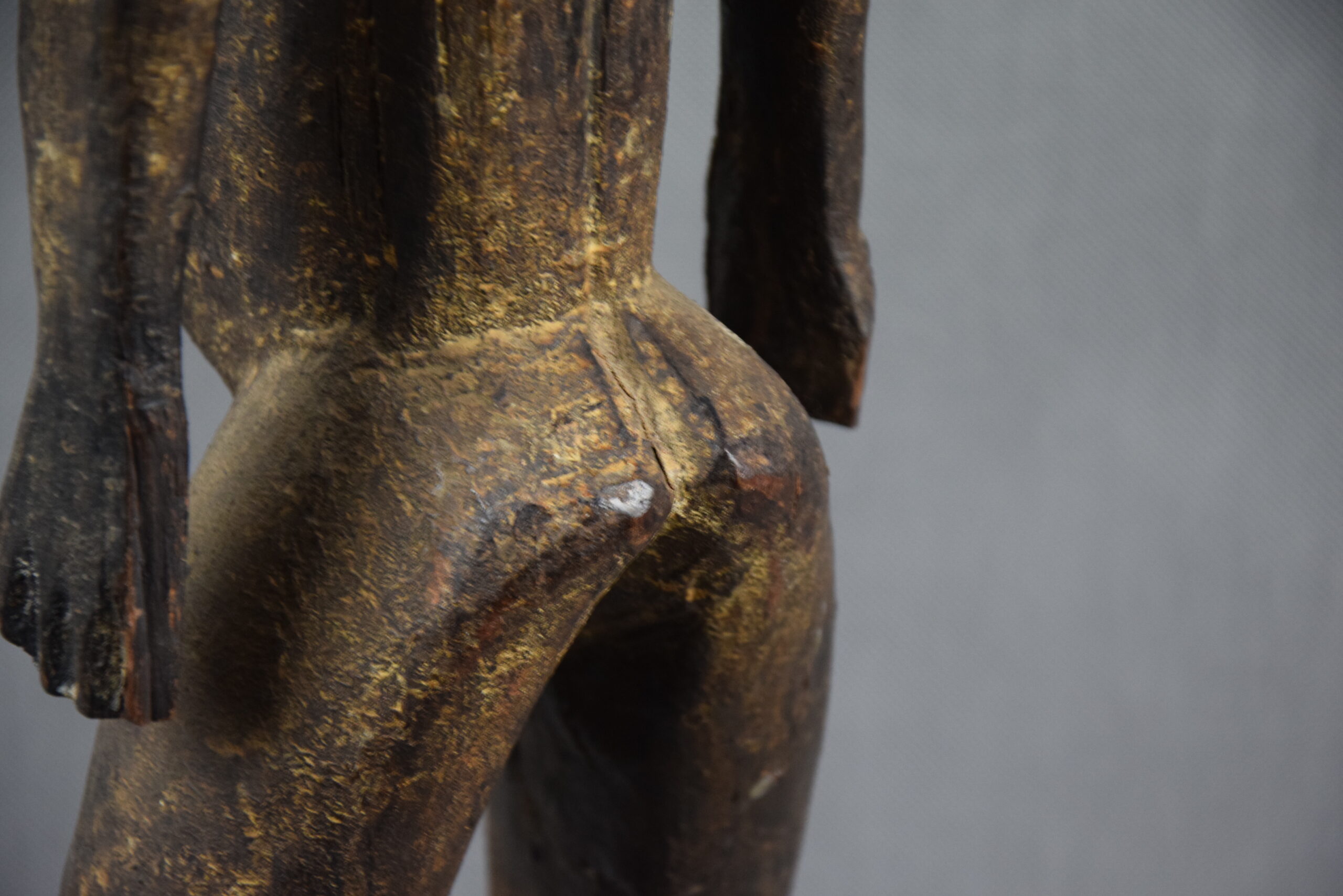 Rzeźba afrykańska "Kobieta", MOSSI, Burkina Faso, pocz. XX w. wys. 81 cm! - obrazek 15