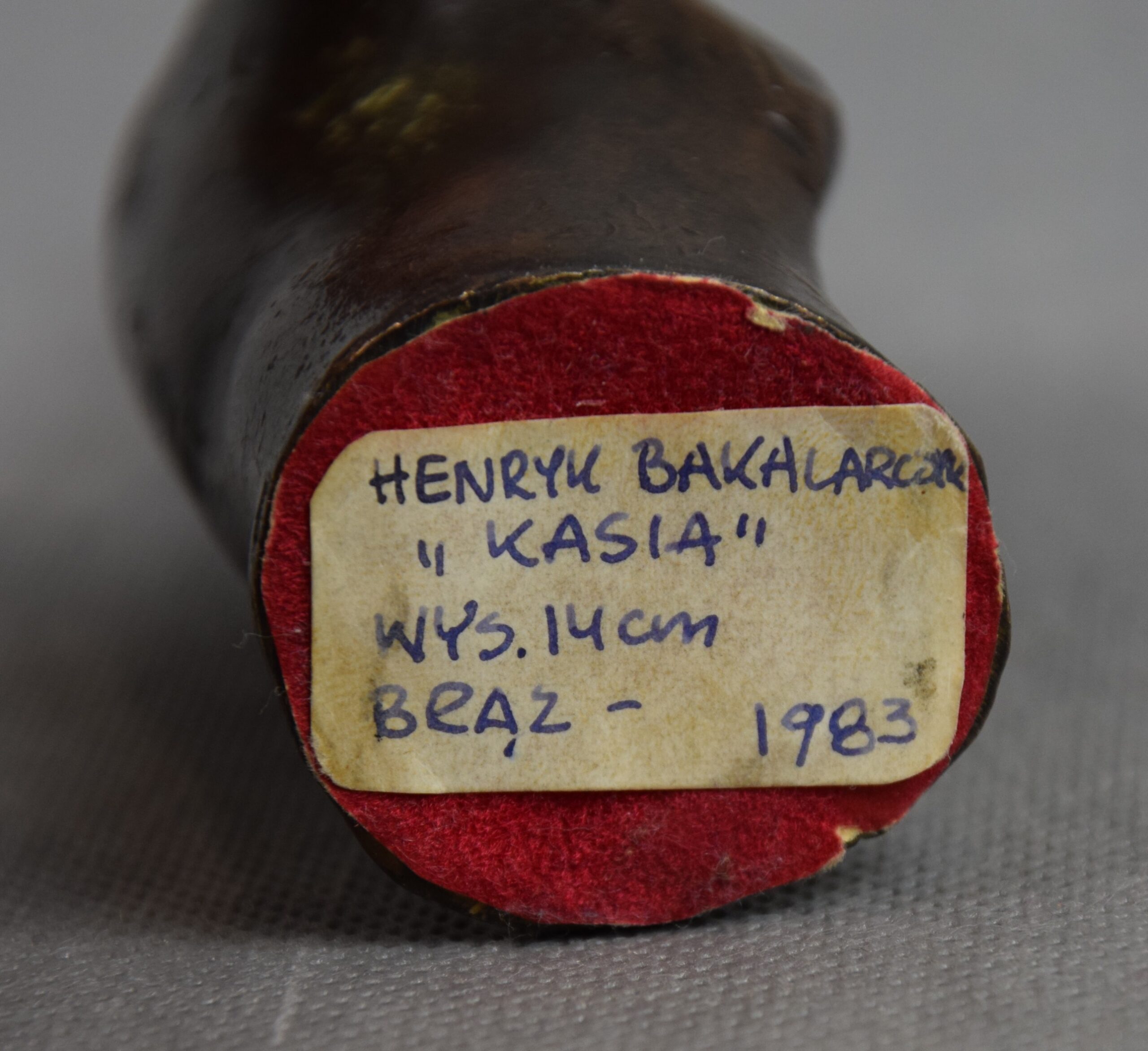 Henryk BAKALARCZYK (ur. 1948), "Kasia", Poznań, brąz, 1983 r. - obrazek 7