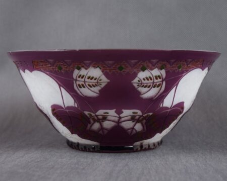 Misa secesyjna, szkło kameowe, Francja, ok. 1900 r.