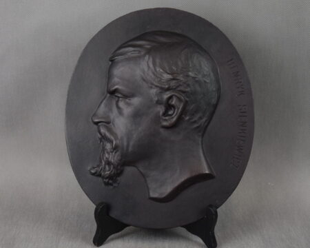 Czesław MAKOWSKI (1873-1921), Medalion "Henryk Sienkiewicz", 1896 r.