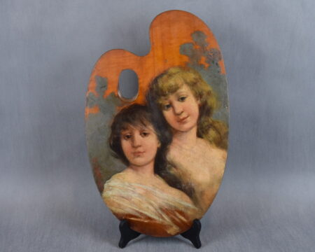 Stanisław WITKOWSKI, "Siostry" na palecie malarskiej, pocz. XX w.