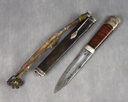 Sztylet, nóż, Chiny, Tybet, XIX w.