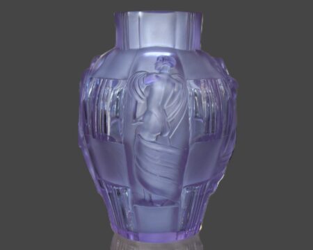 Wazon z serii Ingrid, Arthur Plewa, Curt Schlevogt, Czechosłowacja, neodymowy