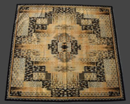 Obrus pluszowy w stylu Art Deco, lata 30-te.